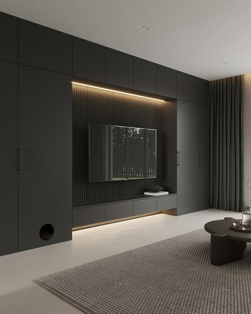 Kitchens, media walls and bathroom cabinetry we build to reference