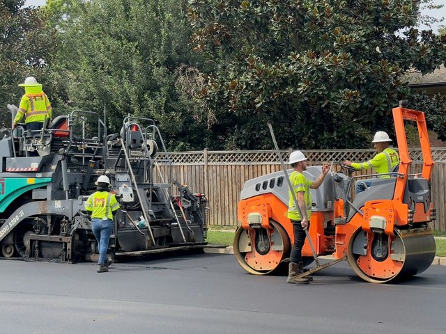 Laying, raking and rolling — how a surface actually goes down reference